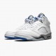 Nike Jordans 5 Retro White Stealth White/Stealth Black/Hyper Roya Pánské Boty