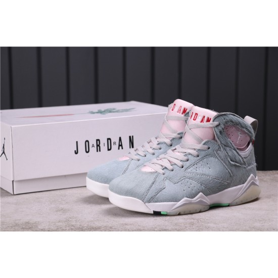 Nike Jordans 7 Retro Neutral Grey Reflect Grey/Pink White Pánské Boty