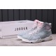 Nike Jordans 7 Retro Neutral Grey Reflect Grey/Pink White Pánské Boty