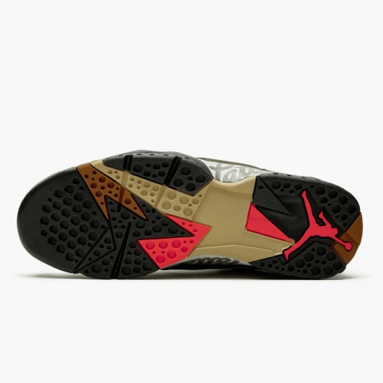 Nike Jordans 7 Retro Patta Icicle Icicle/Sequoia-River Rock-Light Crimson Boty