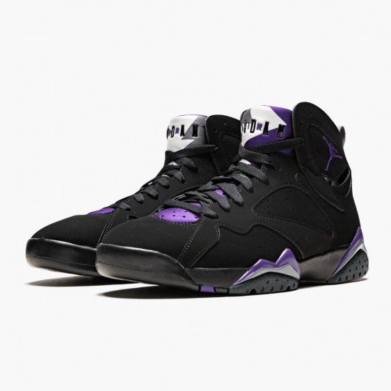 Nike Jordans 7 Retro Ray Allen Black Fierce Purpler Dark Stee Black/Fierce Purple-Dark Grey Steel Pánské Boty