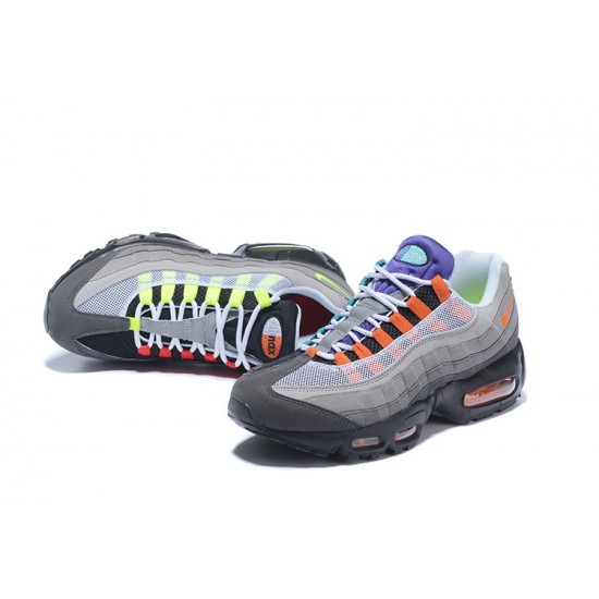 Nike Air Max 95 OG QS Unisex Černásafety Oranžovávolt Běžecké Boty 810374-078