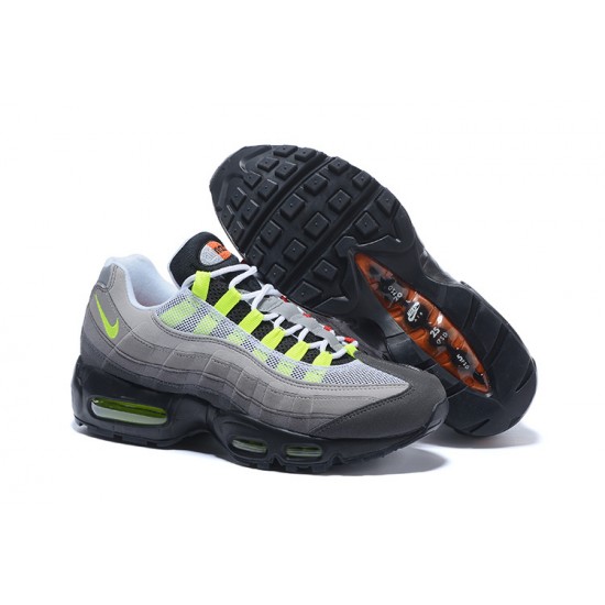 Nike Air Max 95 OG QS Unisex Černásafety Oranžovávolt Běžecké Boty 810374-078