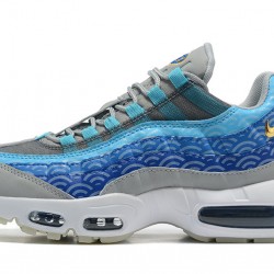 Nike Air Max 95 TT Pánské Modrá Šedá Bílá Běžecké Boty CW7992-001