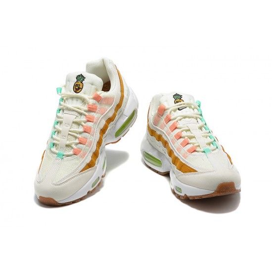 Nike Air Max 95 TT Pánské Bílá  Zelená Hnědá Běžecké Boty CZ0154-100