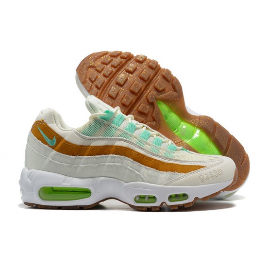 Nike Air Max 95 TT Pánské Bílá  Zelená Hnědá Běžecké Boty CZ0154-100