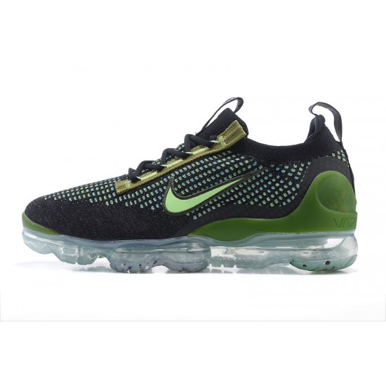 Nike Air VaporMax 2021 Flyknit Černá Zelená DQ7640-001 Běžecké Boty Dámské/Pánské