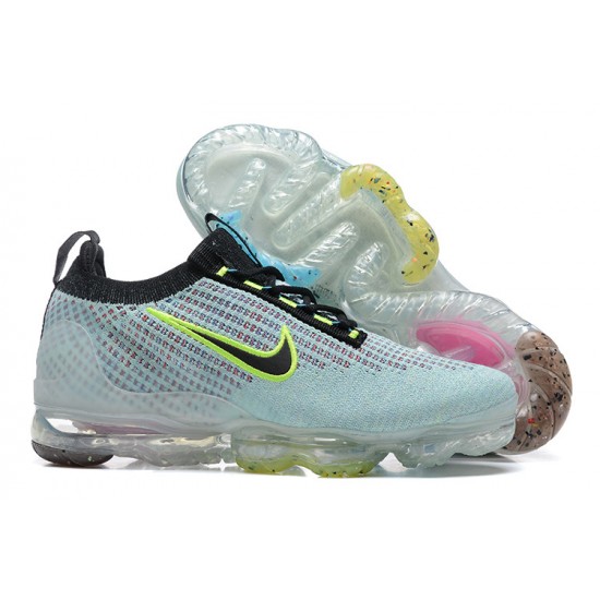 Nike Air VaporMax 2021 Flyknit Černá Zelená DX3367-700 Běžecké Boty Dámské/Pánské