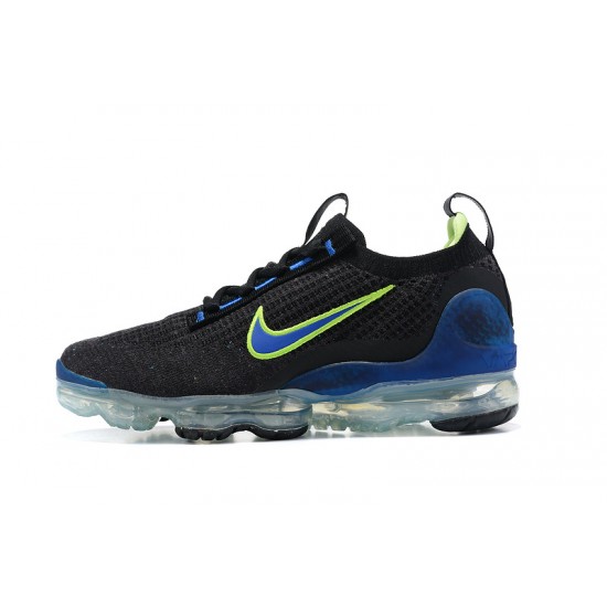 Nike Air VaporMax 2021 Flyknit Černá Zelená and Modrá Běžecké Boty Dámské/Pánské