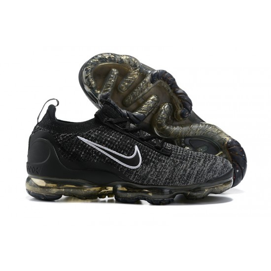 Nike Air VaporMax 2021 Flyknit Černá Šedá DC9394-001 Běžecké Boty Dámské/Pánské