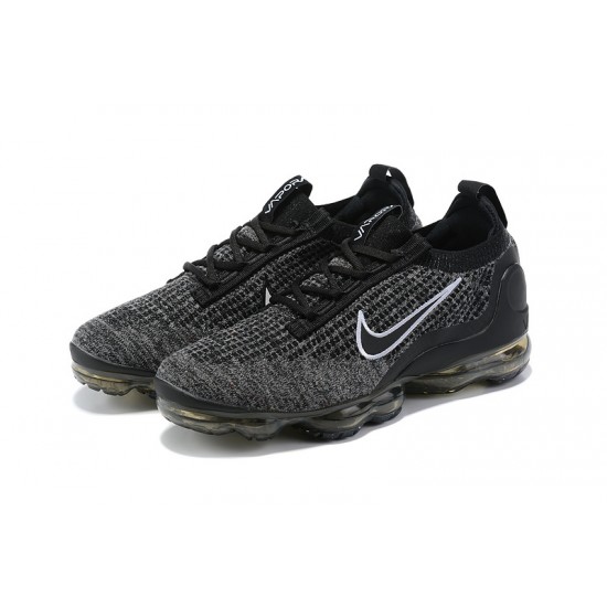 Nike Air VaporMax 2021 Flyknit Černá Šedá DC9394-001 Běžecké Boty Dámské/Pánské