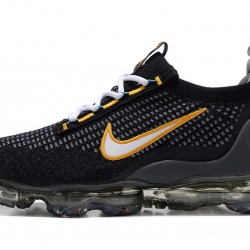 Nike Air VaporMax 2021 Flyknit Černá Žlutá DH4086-001 Běžecké Boty Dámské/Pánské