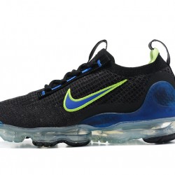 Nike Air VaporMax 2021 Flyknit Modrá Černá and Zelená Běžecké Boty Dámské/Pánské