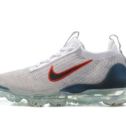 Nike Air VaporMax 2021 Flyknit Modrá Červená DC9454-100 Běžecké Boty Dámské/Pánské