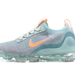 Nike Air VaporMax 2021 Flyknit Zelená Růžová DH4088-300 Běžecké Boty Dámské/Pánské