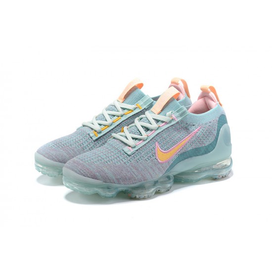 Nike Air VaporMax 2021 Flyknit Zelená Růžová DH4088-300 Běžecké Boty Dámské/Pánské