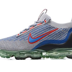 Nike Air VaporMax 2021 Flyknit Šedá Modrá DX3368-700 Běžecké Boty Dámské/Pánské