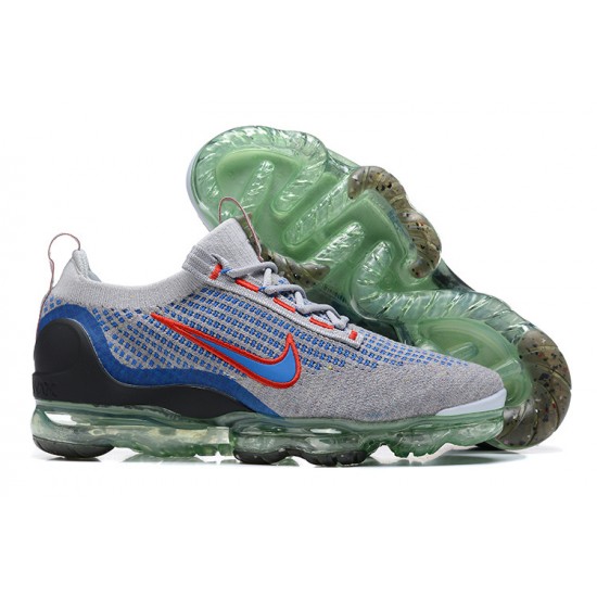 Nike Air VaporMax 2021 Flyknit Šedá Modrá DX3368-700 Běžecké Boty Dámské/Pánské