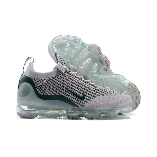 Nike Air VaporMax 2021 Flyknit Šedá Zelená DN3074-001 Běžecké Boty Dámské/Pánské