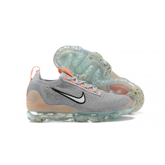 Nike Air VaporMax 2021 Flyknit Šedá Oranžová DH4084-002 Běžecké Boty Dámské/Pánské