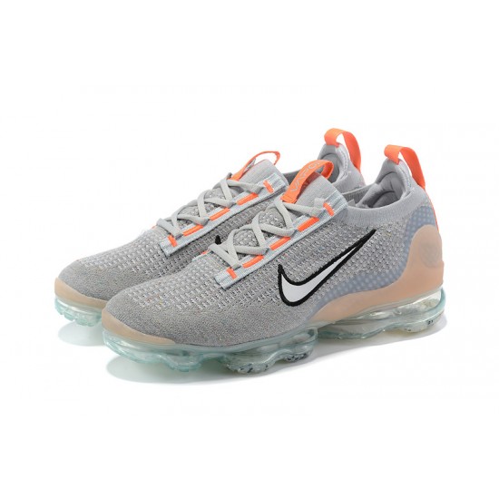 Nike Air VaporMax 2021 Flyknit Šedá Oranžová DH4084-002 Běžecké Boty Dámské/Pánské