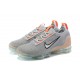 Nike Air VaporMax 2021 Flyknit Šedá Oranžová DH4084-002 Běžecké Boty Dámské/Pánské