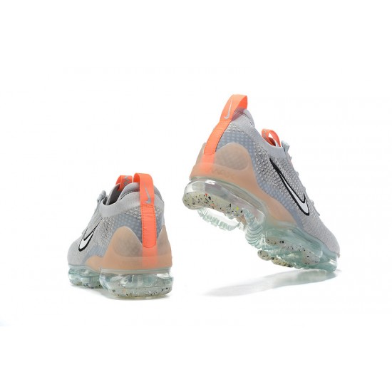 Nike Air VaporMax 2021 Flyknit Šedá Oranžová DH4084-002 Běžecké Boty Dámské/Pánské