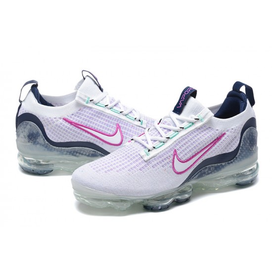 Nike Air VaporMax 2021 Flyknit Bílá Růžová DB1550-105 Běžecké Boty Dámské/Pánské