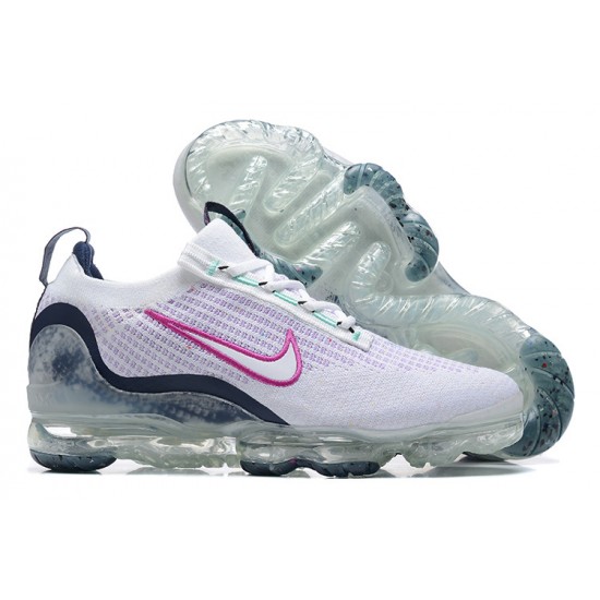 Nike Air VaporMax 2021 Flyknit Bílá Růžová DB1550-105 Běžecké Boty Dámské/Pánské