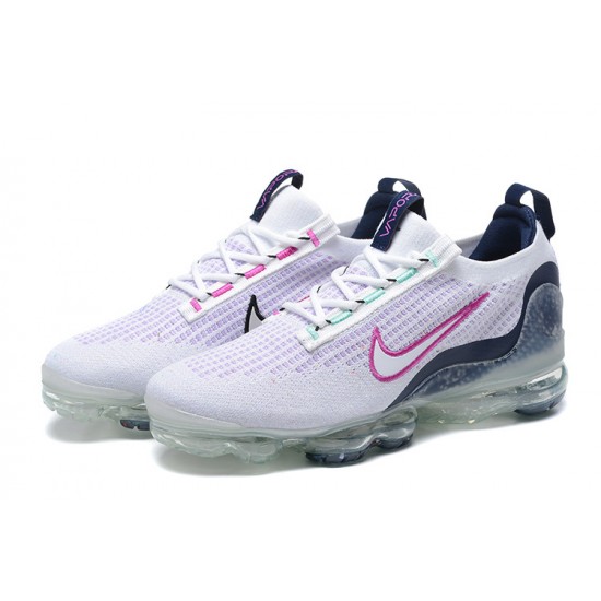 Nike Air VaporMax 2021 Flyknit Bílá Růžová DB1550-105 Běžecké Boty Dámské/Pánské