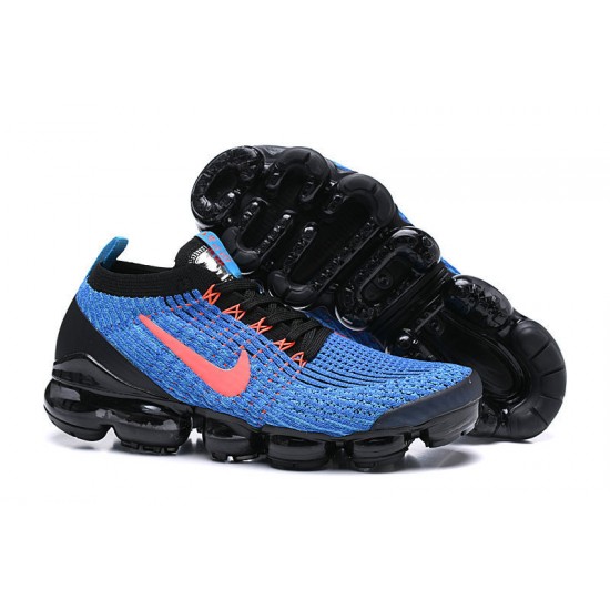 Nike Air VaporMax Flyknit 3 Unisex Černá Modrá Běžecké Boty AJ6900-015