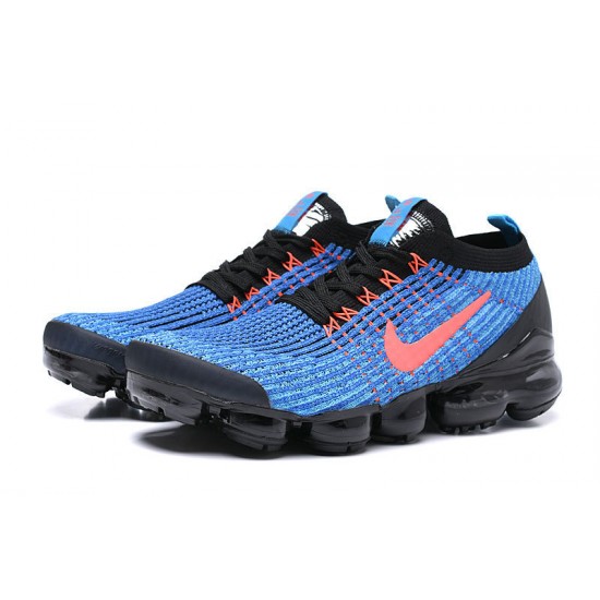 Nike Air VaporMax Flyknit 3 Unisex Černá Modrá Běžecké Boty AJ6900-015