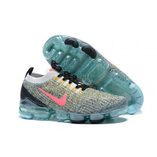 Nike Air VaporMax Flyknit 3 Unisex Černá Zelená Běžecké Boty AJ6910-104