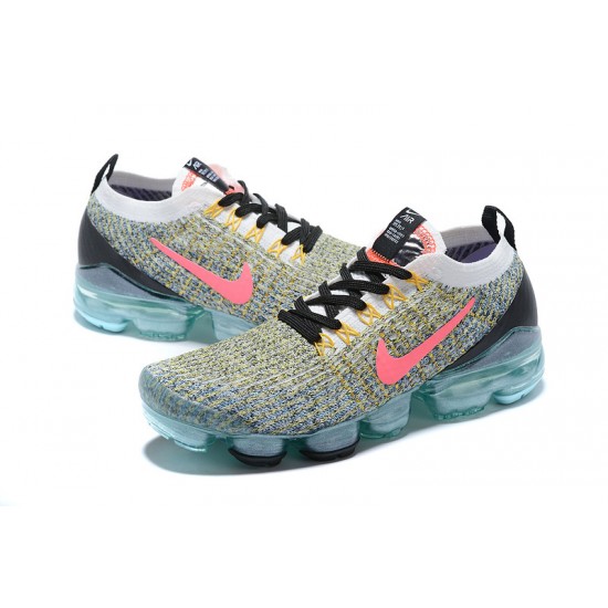 Nike Air VaporMax Flyknit 3 Unisex Černá Zelená Běžecké Boty AJ6910-104