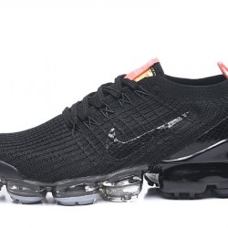 Nike Air VaporMax Flyknit 3 Unisex Černá Oranžová Běžecké Boty