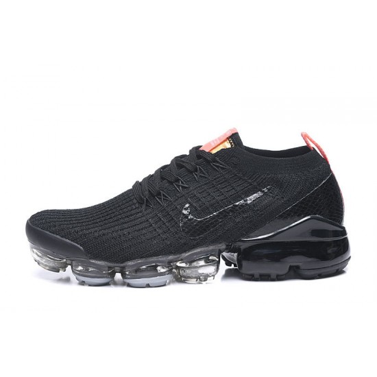 Nike Air VaporMax Flyknit 3 Unisex Černá Oranžová Běžecké Boty