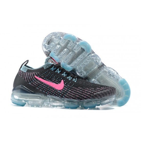 Nike Air VaporMax Flyknit 3 Unisex Černá Růžová Běžecké Boty AJ5910-101