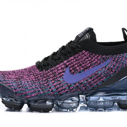 Nike Air VaporMax Flyknit 3 Unisex Černá Fialová Běžecké Boty AJ6900-009