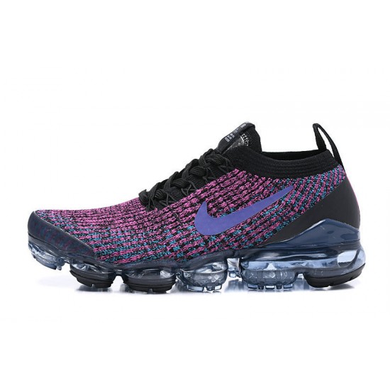 Nike Air VaporMax Flyknit 3 Unisex Černá Fialová Běžecké Boty AJ6900-009