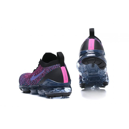 Nike Air VaporMax Flyknit 3 Unisex Černá Fialová Běžecké Boty AJ6900-009