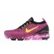 Nike Air VaporMax Flyknit 3 Unisex Černá Červená Běžecké Boty AJ6910-007