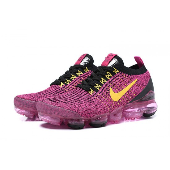 Nike Air VaporMax Flyknit 3 Unisex Černá Červená Běžecké Boty AJ6910-007