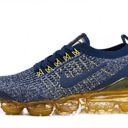 Nike Air VaporMax Flyknit 3 Unisex Modrá Žlutá  Running Shoe AJ6900-444