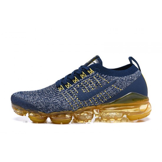 Nike Air VaporMax Flyknit 3 Unisex Modrá Žlutá  Running Shoe AJ6900-444