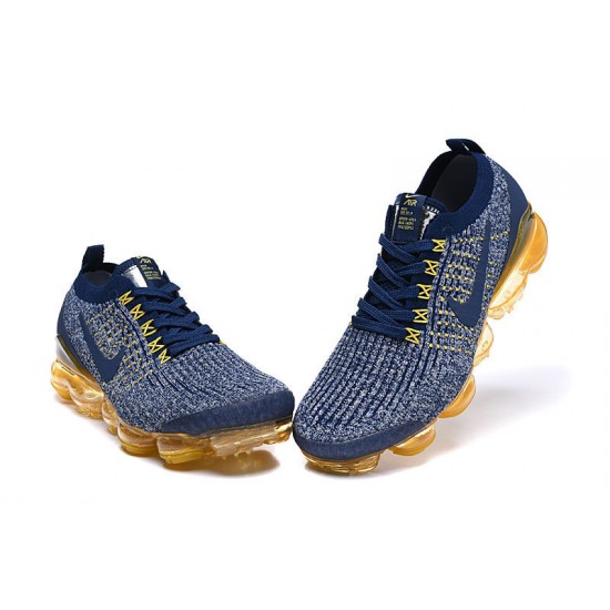 Nike Air VaporMax Flyknit 3 Unisex Modrá Žlutá  Running Shoe AJ6900-444