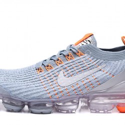 Nike Air VaporMax Flyknit 3 Unisex Šedá Oranžová Běžecké Boty AJ6900-003