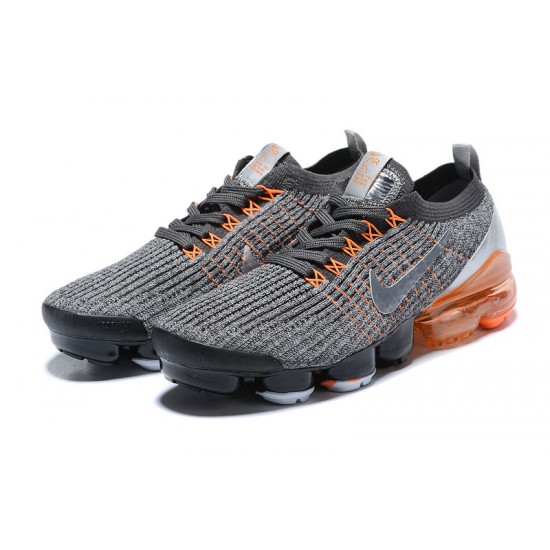 Nike Air VaporMax Flyknit 3 Unisex Šedá Oranžová Běžecké Boty AJ6900-024