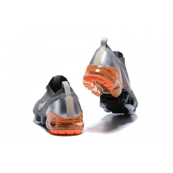 Nike Air VaporMax Flyknit 3 Unisex Šedá Oranžová Běžecké Boty AJ6900-024