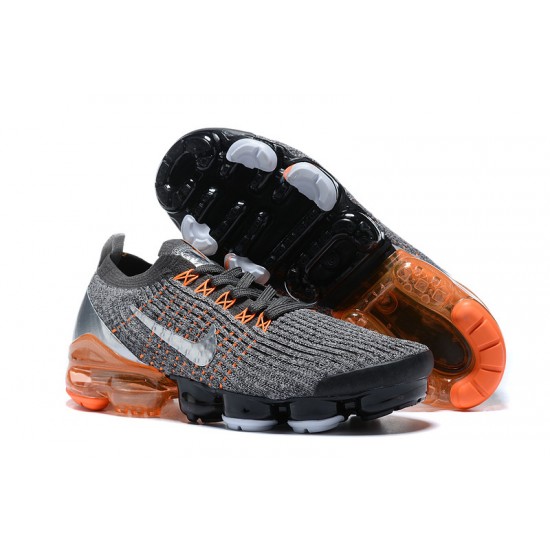 Nike Air VaporMax Flyknit 3 Unisex Šedá Oranžová Běžecké Boty AJ6900-024