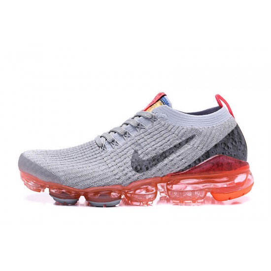 Nike Air VaporMax Flyknit 3 Unisex Šedá Červená Běžecké Boty AJ6900-600